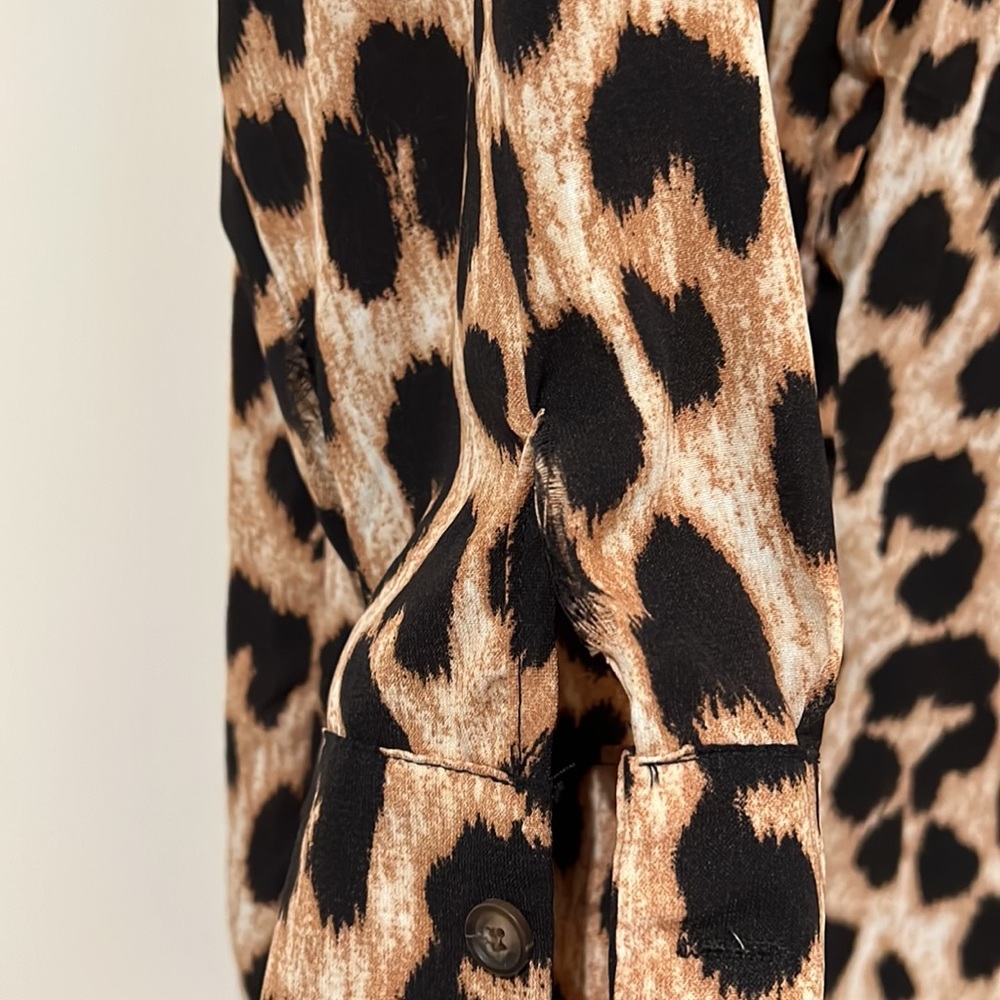 Cheetah Button Down - image 3